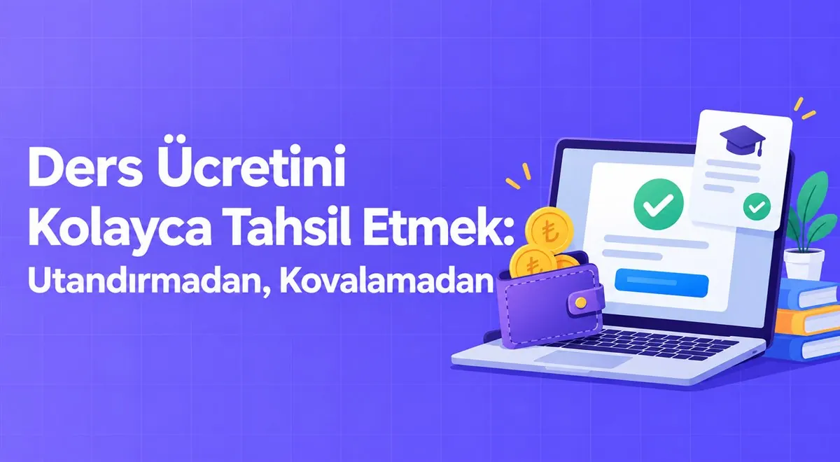 Ders Ücretini Kolayca Tahsil Etmek: Utandırmadan, Kovalamadan