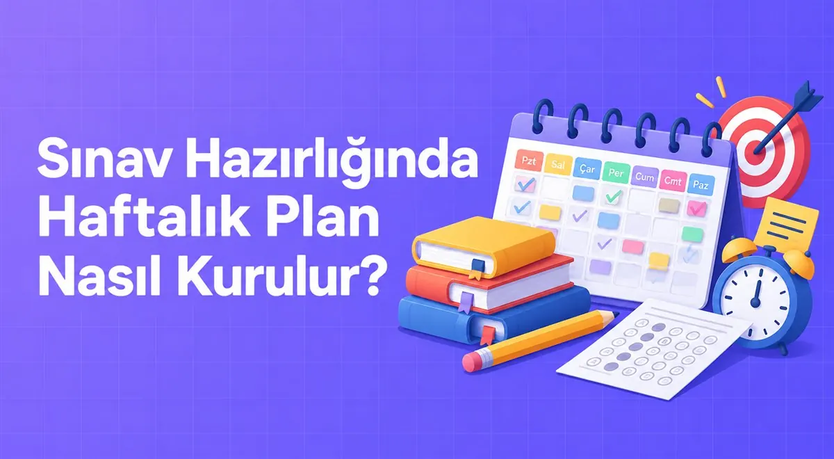 Sınav Hazırlığında Haftalık Plan Nasıl Kurulur?