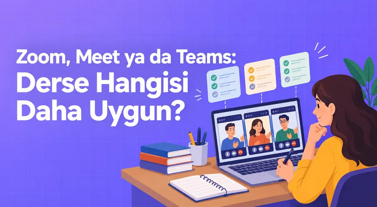 Zoom, Meet ya da Teams: Derse Hangisi Daha Uygun?