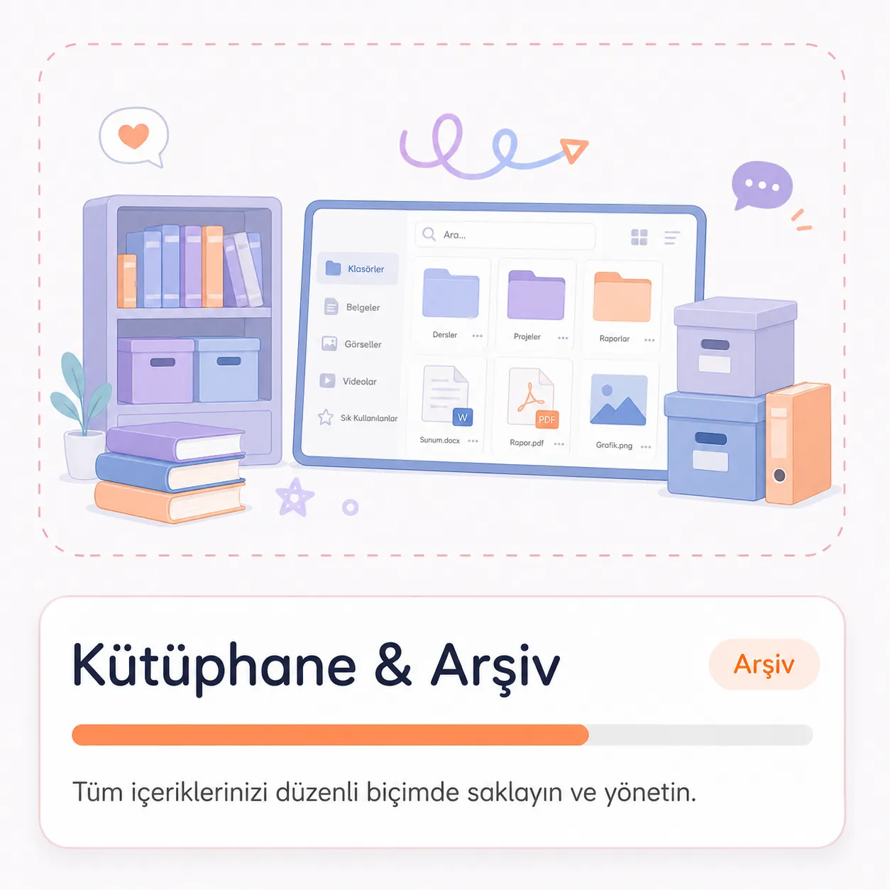 Ders Materyallerinizi Düzenli Tutun